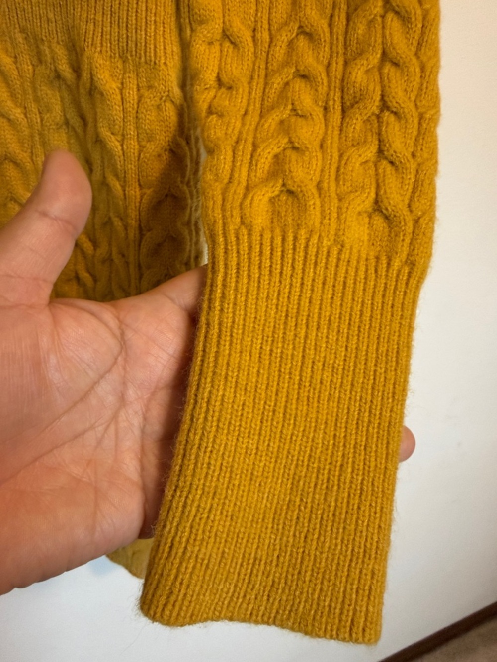 Mustard Cable Knit Sweater Dress - Women
Beautiful Sweater Dress! - Picture 6 of 8